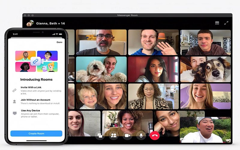فیسبوک Messenger Rooms برای رقابت با Zoom معرفی شد 